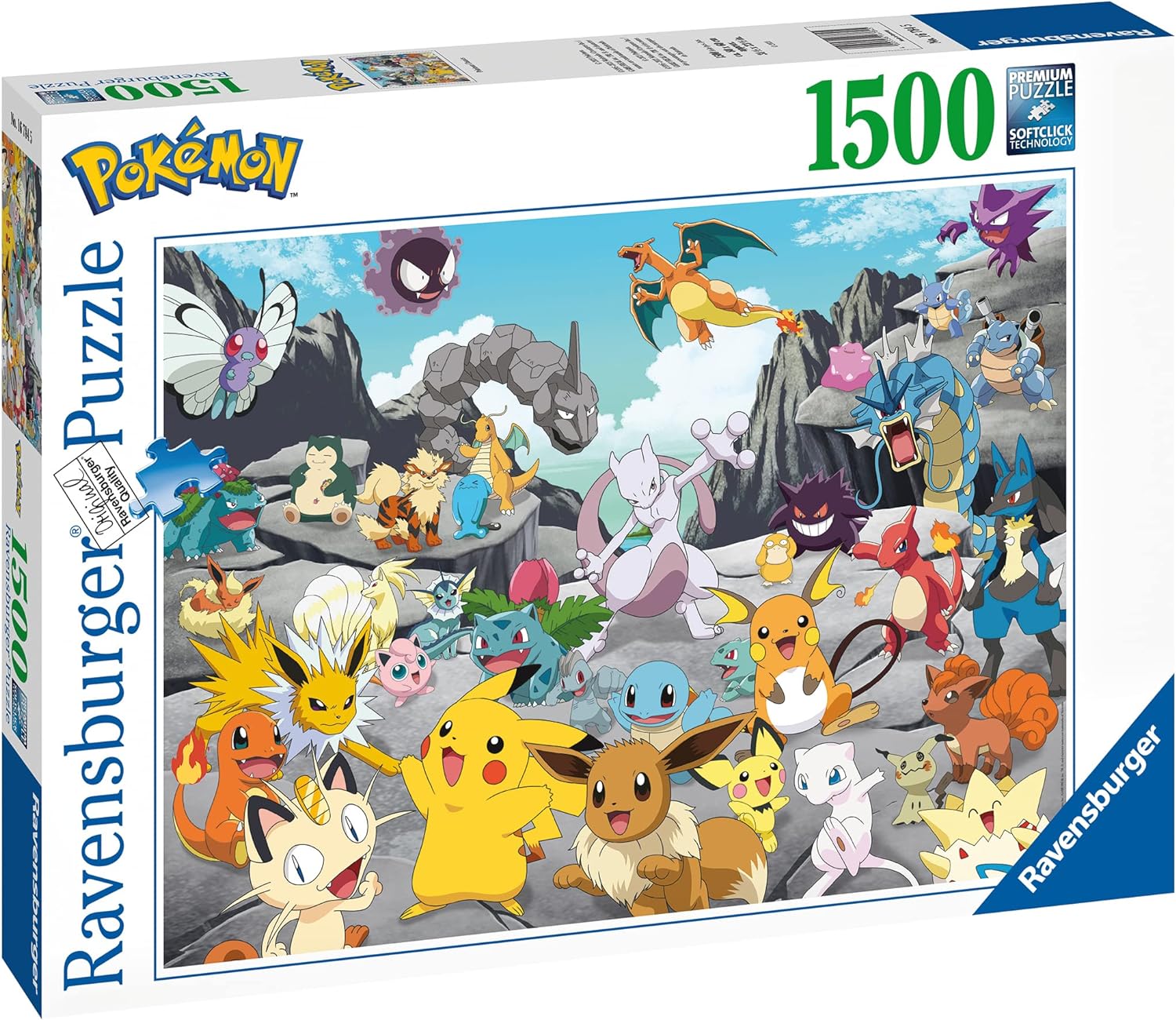 Ravensburger Pokemon Classics 1500 Piece Jigsaw Puzzle - Age 12 Years Up