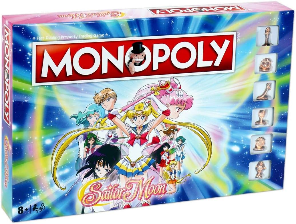 Sailor Moon Monopoly Board Game & Dice Rolling Tray